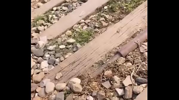 Yifang pink and tender bunny train track outdoor out of water temptation exposed