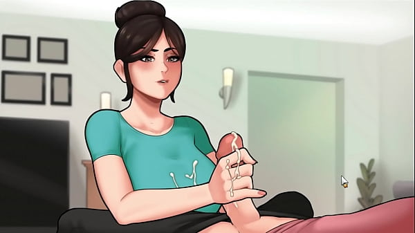 House Chores #5 - Sex Scene -- Huge Cumshot on her_Dress