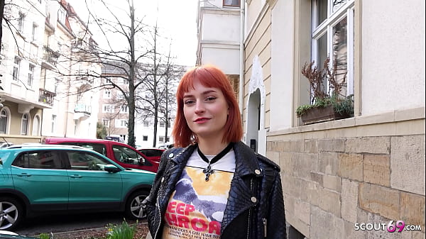 Play MP4 - GERMAN SCOUT - Skinny Crazy Redhead Teen Dolly Dyson get Rough Fucked at Model Job