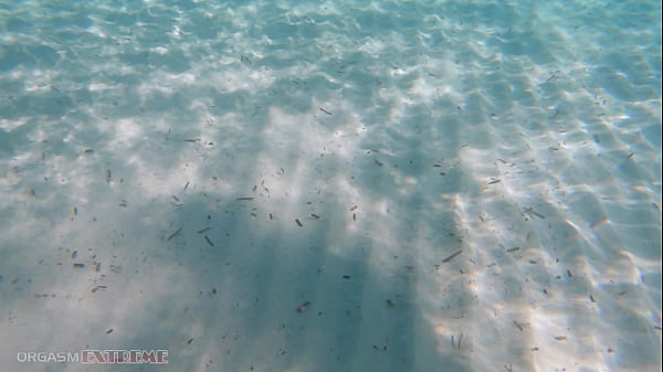 Play MP4 - Underwater Footjob Sex & Nipple Squeezing POV at Public Beach - Big Natural Tits PAWG BBW Wife Being Kinky on Vacation - Best Amateur Porn Couple