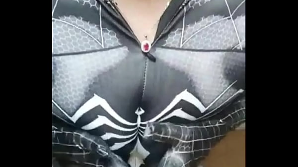 粉墨人生 角色扮演之女蜘蛛侠狂玩自己的小逼