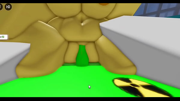 Retroslop noob gents fucked by nuclear cat big white cock on roblox hq 