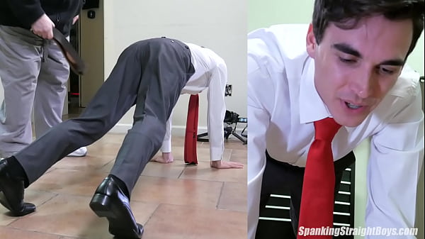 Humiliating Business Suit College Student Spanking 
