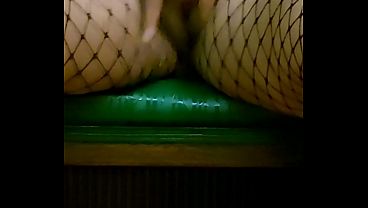 Fingering and squirt to beruka in fishnet pantyhose