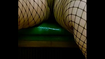 Fingering and squirt to beruka in fishnet pantyhose