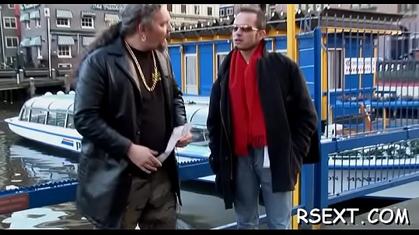 Large titted wench takes the bone 