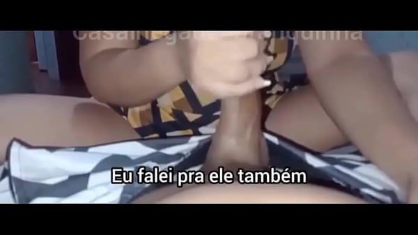 Punheta gostosa para meu corno 