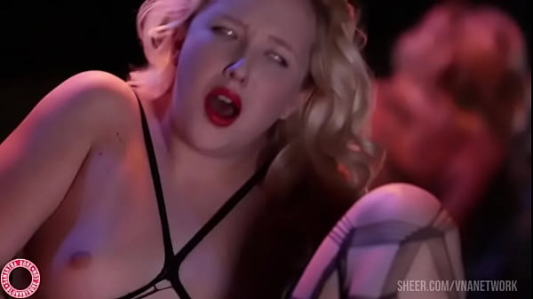 Busty samantha rone in body stocking fishnets plays with herself 