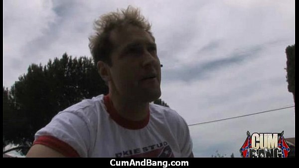 Black girl sucks_many white cocks_in redneck group 5