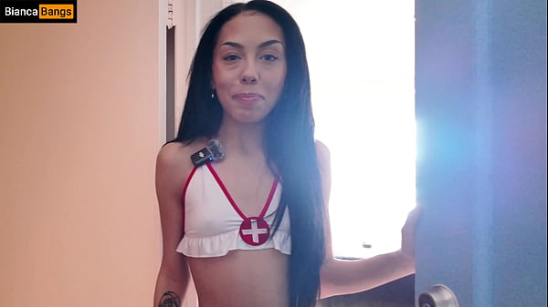 Nonton Teen Nurse Bianca Bangs Treating You To Reverse Cowgirl Happy Ending Facial Pov thumbnail