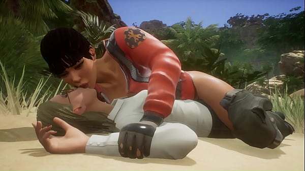 A cute_blonde with glasses has_some funwith her futa coworker_at the beach in_secret