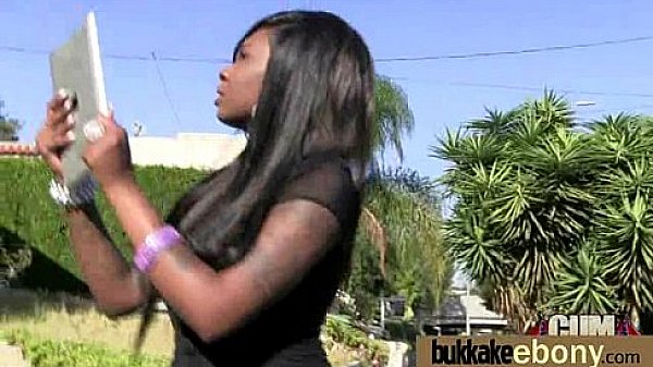 Busty black babe bubble bath group cocksuck! 17 