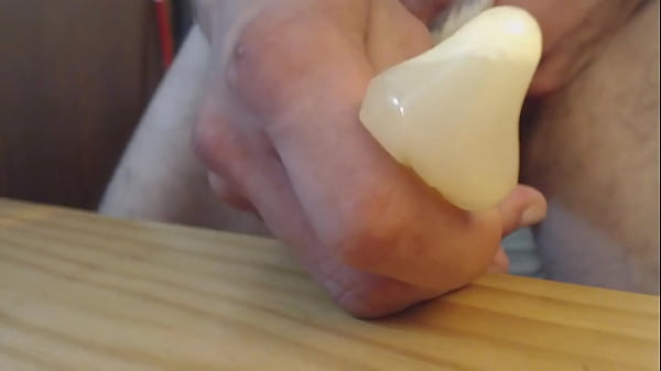 A lot of semen coming out of a condom! (teaser) 
