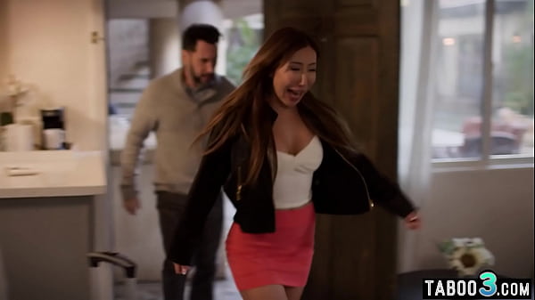 Dude fucking a skinny asian sluts face and pussy roughly