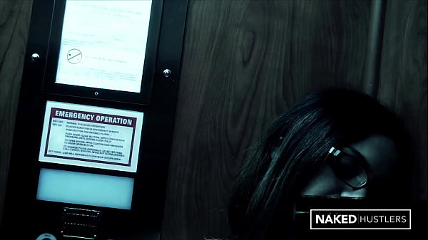 Big titty secretary is a baddie milf that masturbates in her work elevator