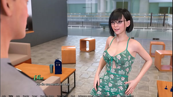 Playing story #2  videogame Meeting Chloe for fuck 