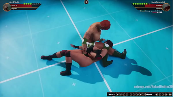 Aine_O RackieVS Bruna Sammartini Naked Fighter 3D
