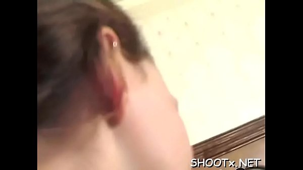 Legal age teenager gets all holes filled 