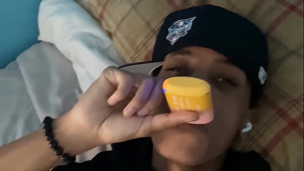 Big Booty_Girl Wears a bonnet While she getting Backshots_pt 3