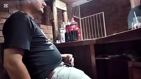 Jerking off while_my friend fucks_his slut