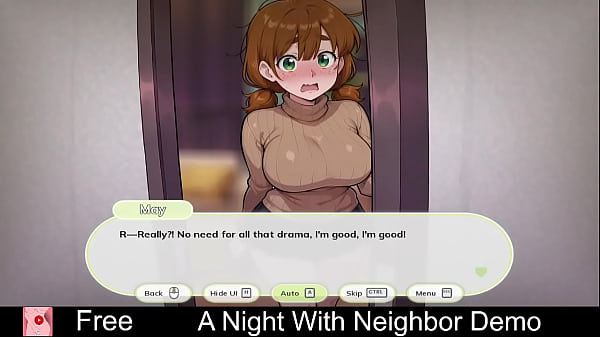 A night neighbor free steam demo game visual novel 2d adult erotic hentai nsfw romance sandbox game