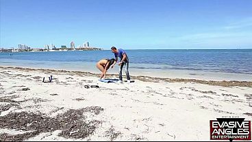 Beauty Rose Monroe Takes A Big Dick In Her Mouth And Pussy thumbnail