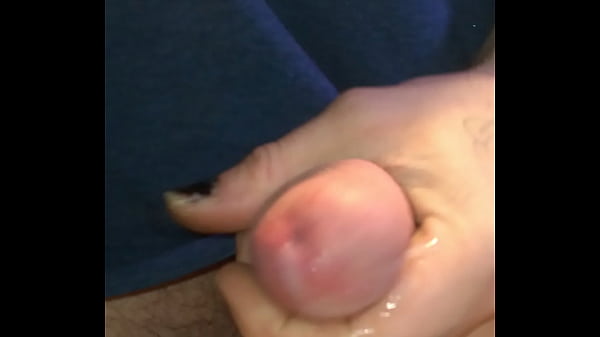 There's a big pile of cum on the desk after 40 seconds f pumping it out 