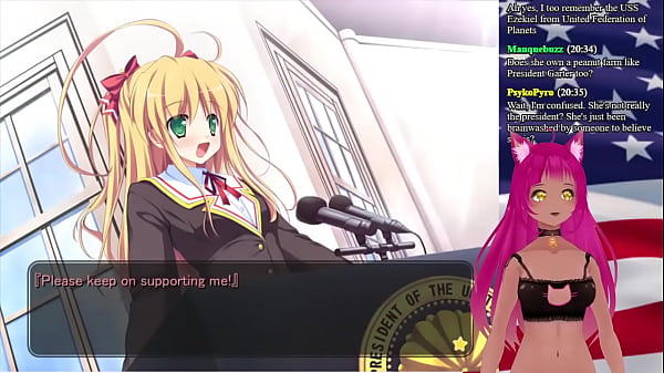 VTuber LewdNeko Plays My Girlfriendis the_President Part 1