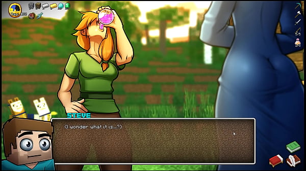 Play MP4 - HornyCraft &lbrack; Parody Hentai game PornPlay &rsqb; Ep&period;42 Mrechant fucked by a big FUTANARI COCK &excl;