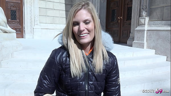 GERMAN SCOUT Skinny blonde Teen_Candee Licious Pickup and Rough_Fuck