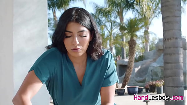 Gorgeouse and horny client enjoy deep pussy massage and clit_licking_Vanna Bardot Jasmine Sherni