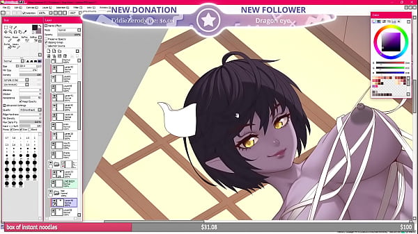 Lewdlair broadcast by luck night on picarto from may 2021 