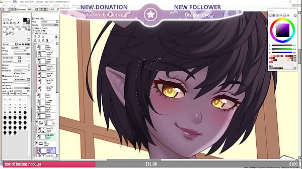 Lewdlair broadcast by luck night on picarto from may 2021 