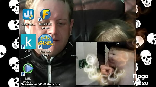 Naked and having fun. 