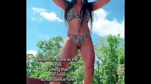 When i&rsquo;m alone at the pool feeling that 90s old school funk 