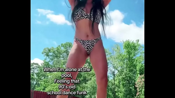 Play MP4 - When I&rsquo;m alone at the pool&comma;Feeling that 90s old school funk