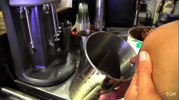 Play MP4 - New blonde employee gets taught the ins and outs of the kitchen by the brunette milf lesbian