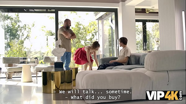 Play MP4 - VIP4K&period; Hot Una Fairy with natural tits sucked her BF's cock and then fucked his old man