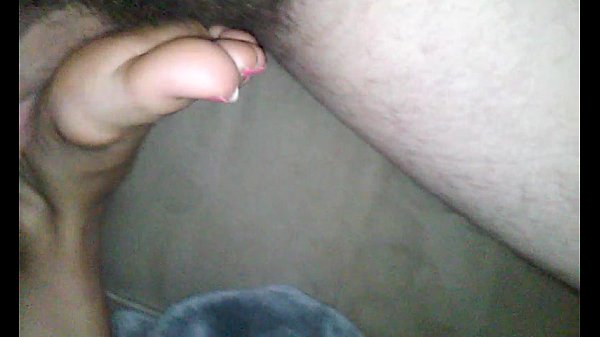 lazy footjob from_my wife