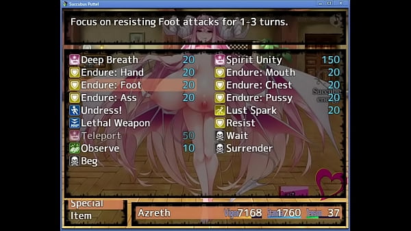 Succubus puttel est of sloth 2nd time battle fuck rpg by 62studio 
