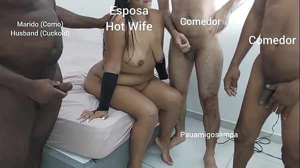 Hidden Gang Bang With Three Black Cocks thumbnail