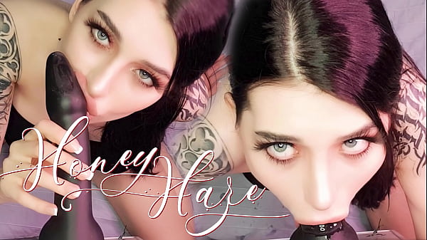 Hot Babe Deepthroat Bbc Dildo Training thumbnail