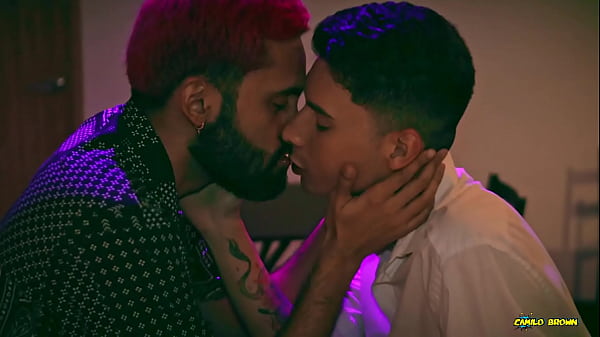 Big Dick Camilo Brown Fucking Cute Twink Juan Ferrer Bareback At The Bar Covering His Face In Cum thumbnail