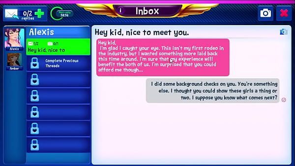 Recebendo ajuda da nova secretaria