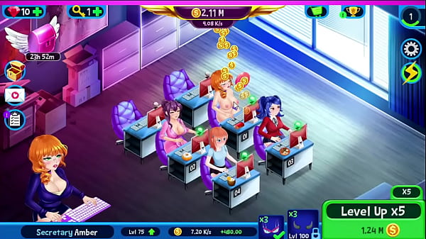 Recebendo ajuda da nova secretaria