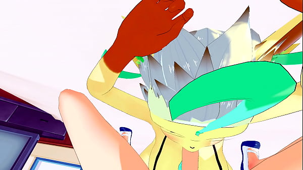 Leafeon loves to give blowjob titjob and being taken in doggystyle 