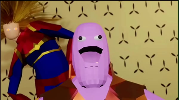 Thanos sendo fodido pelos_negões_da MARVEL