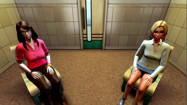 Play MP4 - Horny teen girl sucks hot futa teacher's big cock