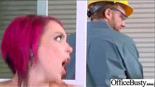 Lovely Worker Slut Girl (anna bell peaks) With Round Big Boobs Bang In Office clip-04 