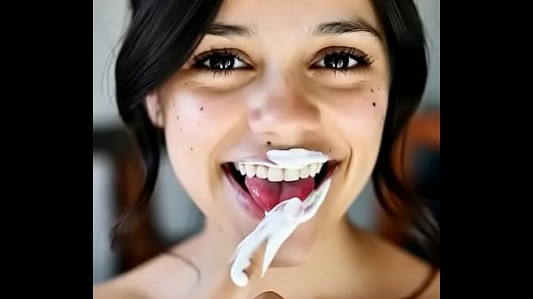 Wednesday addams playing with spunk